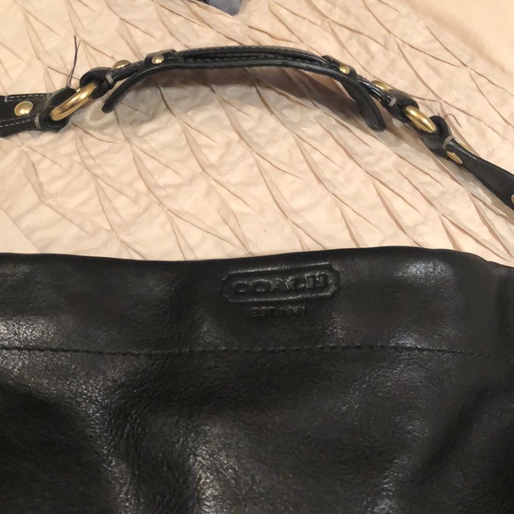 Large Leather Coach Bag - Picture 5 of 5